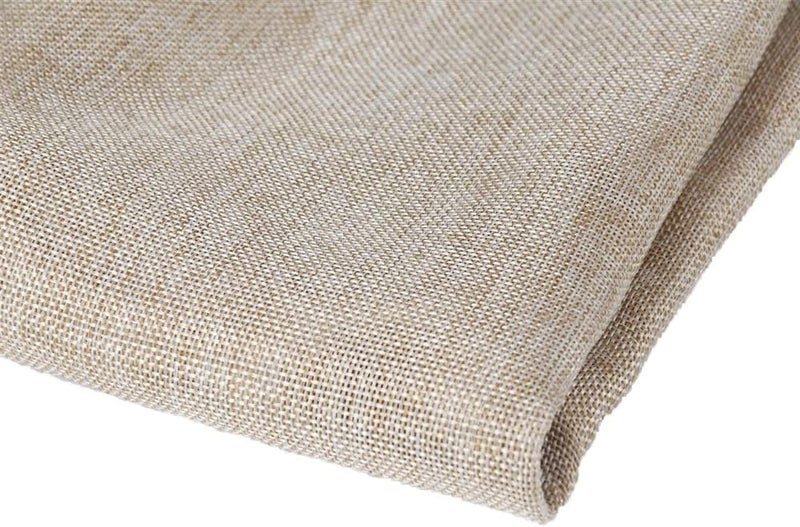 Flushbay Speaker Grill Cloth Linen Single Layer Speaker Fabric Protective Dustproof Mesh Cloth Stereo Fabric Replacement for Home Stage Speakers, Media Cabinet, KTV Box (Beige, 100 * 146cm) - Image 1